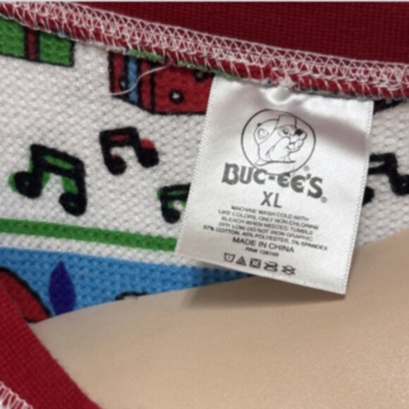 Buc-ees One Piece Christmas Thermal Pajamas Long Johns Bucees Unisex Sz XL - Picture 7 of 8